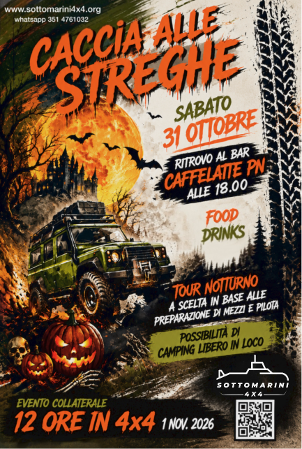 Caccia alle Streghe - Halloween Tour 2026