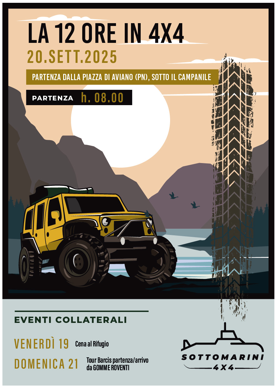 Locandina La 12 Ore in 4x4 2025