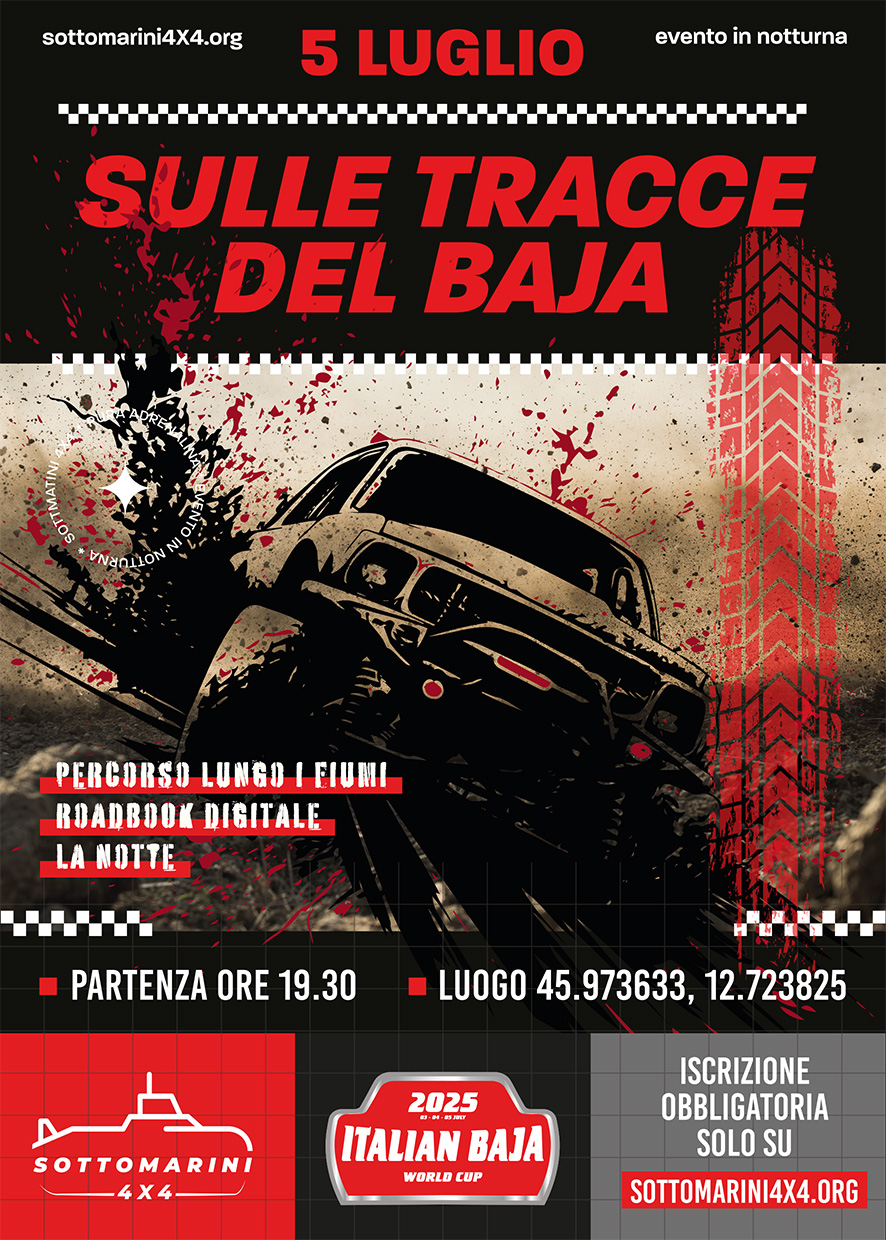 Locandina Sulle Tracce del Baja