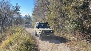 Galleria Tour forcella pala barzana monte jouf 4x4 10 novembre 2024