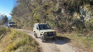 Galleria Tour forcella pala barzana monte jouf 4x4 10 novembre 2024